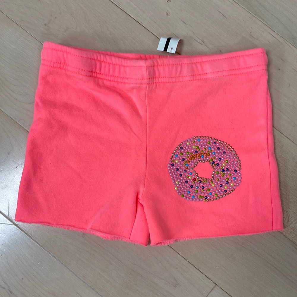 Butter super soft girls shorts embellished donut